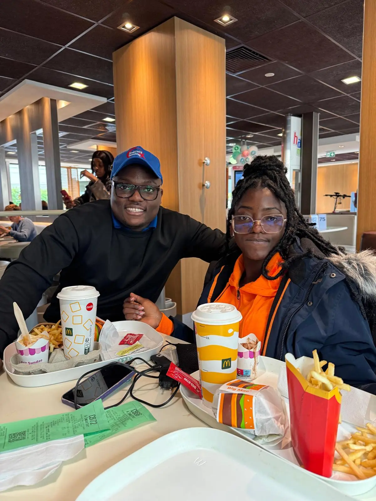 Moment convivial avec les étudiants